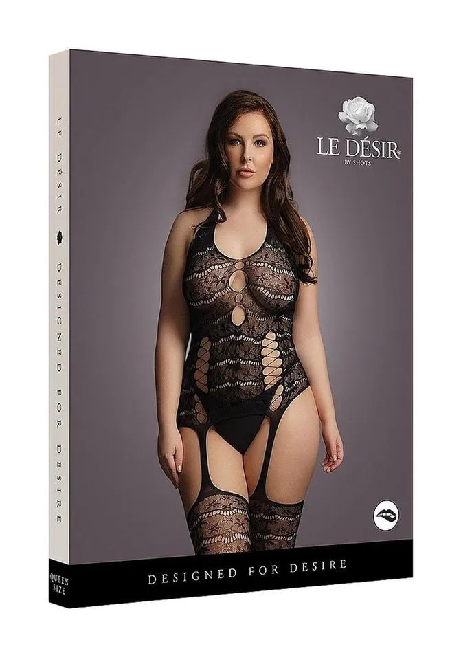 Vibrators Le Desir Le Desire Lace Suspender Bodystocking