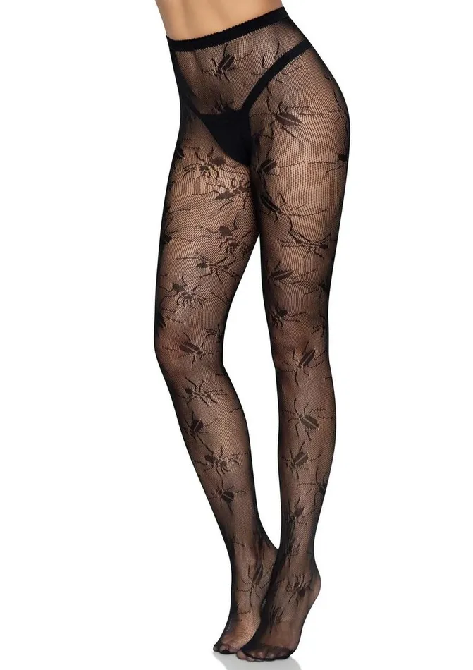 Vibrators Leg Avenue Beetle Net Tights Leg Avenue