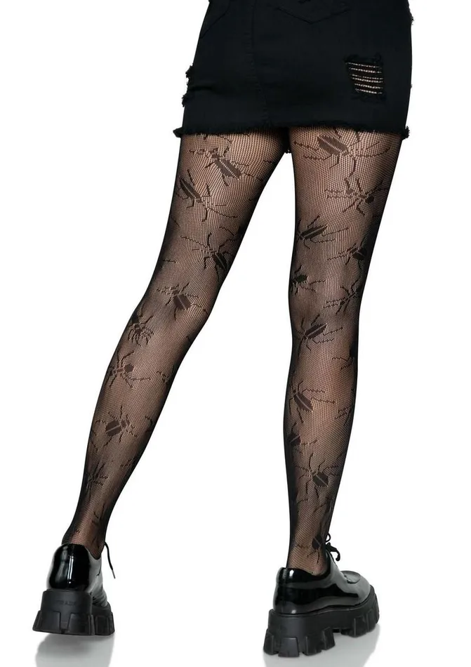 Vibrators Leg Avenue Beetle Net Tights Leg Avenue