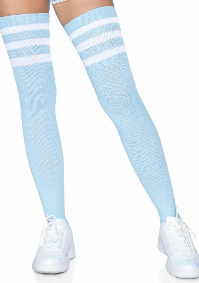 Vibrators Leg Avenue Leg Avenue Athlete Thigh High 3 Stripe Top