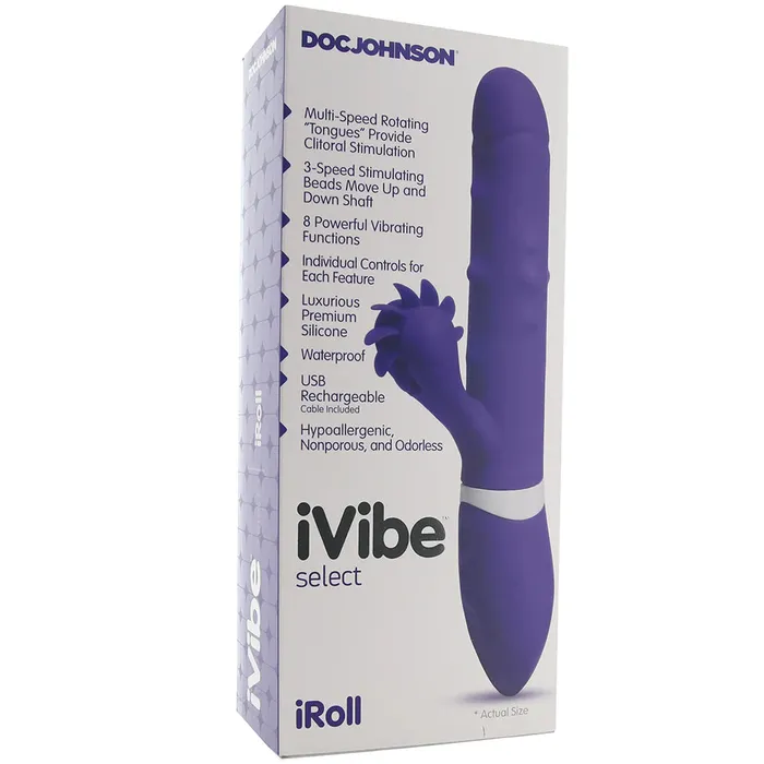 Vibrators Nice and nasty Bz iVibe Select iRoll Rabbit Vibe in Purple