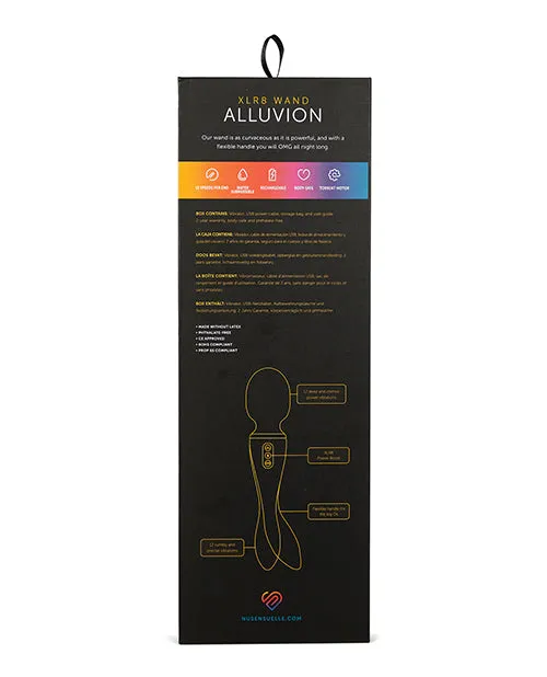 Vibrators Novel Creations Usa INC Nu Sensuelle Alluvion XLR8 Wand Black