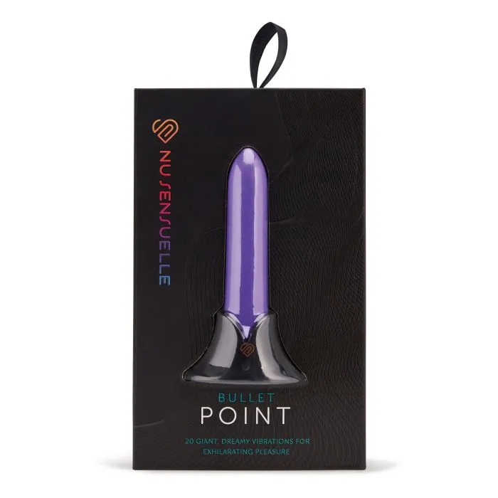 Vibrators Novel Creations Usa INC Nu Sensuelle Point Rechargeable Bullet Purple