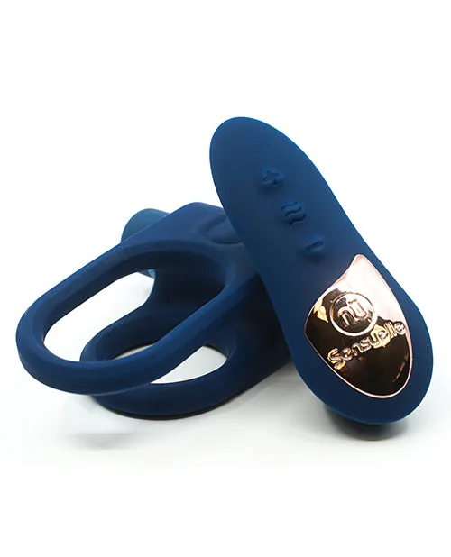 Vibrators Novel Creations Usa INC Nu Sensuelle XLR8 Bullet Ring Navy