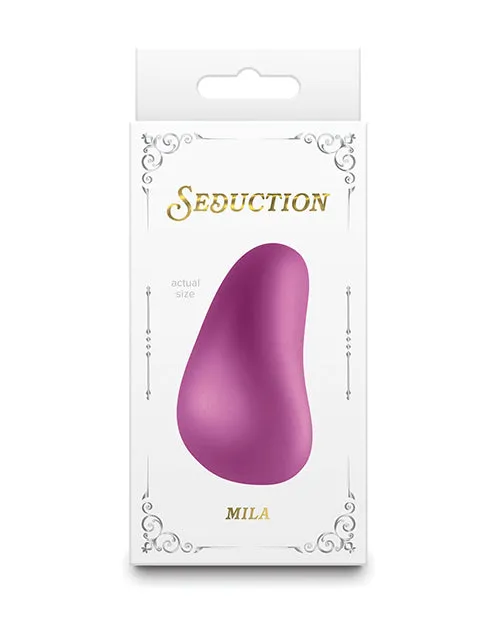 Vibrators Ns Novelties INC Seduction Mila Body Massager Metallic Pink