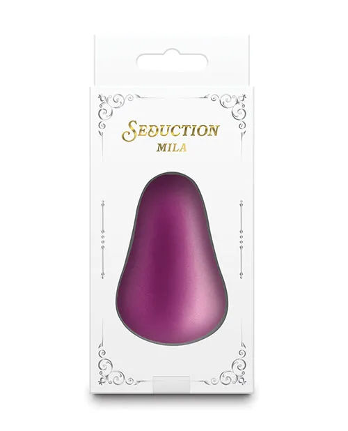 Vibrators Ns Novelties INC Seduction Mila Body Massager Metallic Pink