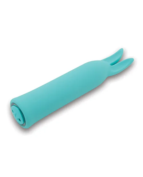 Vibrators Nu Sensuelle Bunnii Point Rabbit Vibe Teal Blue Novel Creations Usa INC