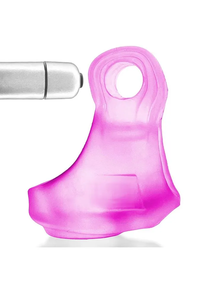 Vibrators Oxballs Glowsling Cocksling Led Pink Ice