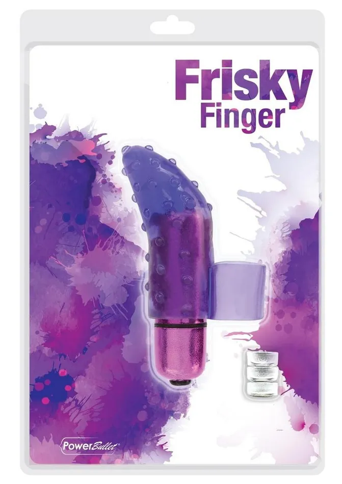 Vibrators Powerbullet Powerbullet Frisky Finger Multi Speed Water Resistant