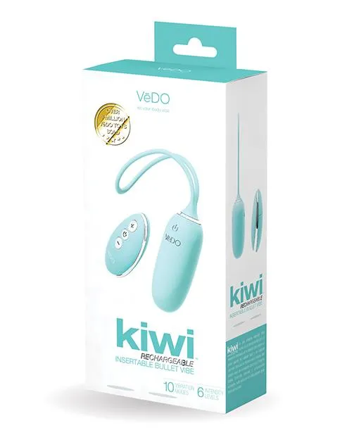 Vibrators Savvy Co Vedo Kiwi Rechargeable Insertable Bullet Vibe