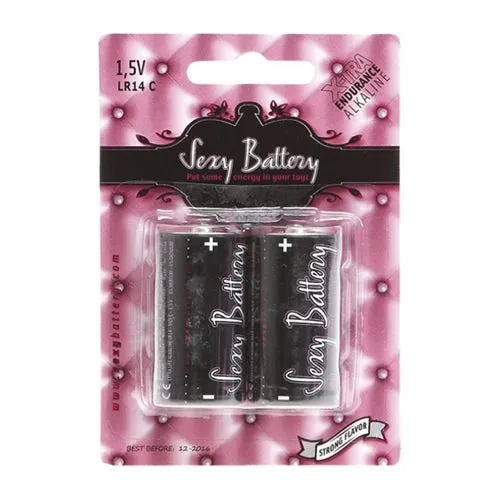 Vibrators Sexy Batteries Sexy Battery LR14 C 2pk