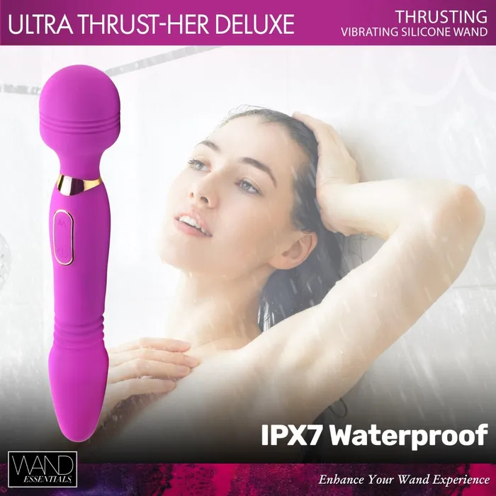 Vibrators XR Brand Wand Essentials Ultra ThrustHer Deluxe Wand