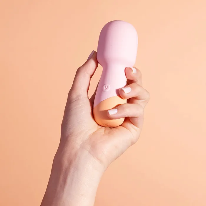 VUSH VUSH Peachy Mini Wand Vibrator Female Sex Toys