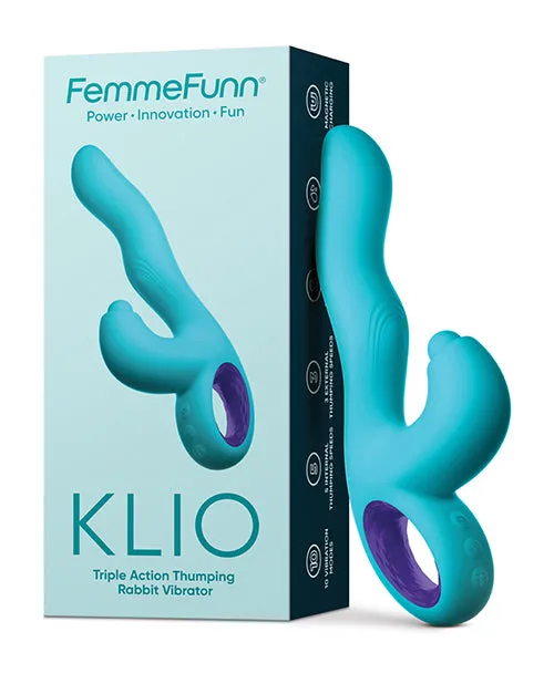 Vvole Vibrators Femme Funn Klio Triple Action Rabbit Turquoise