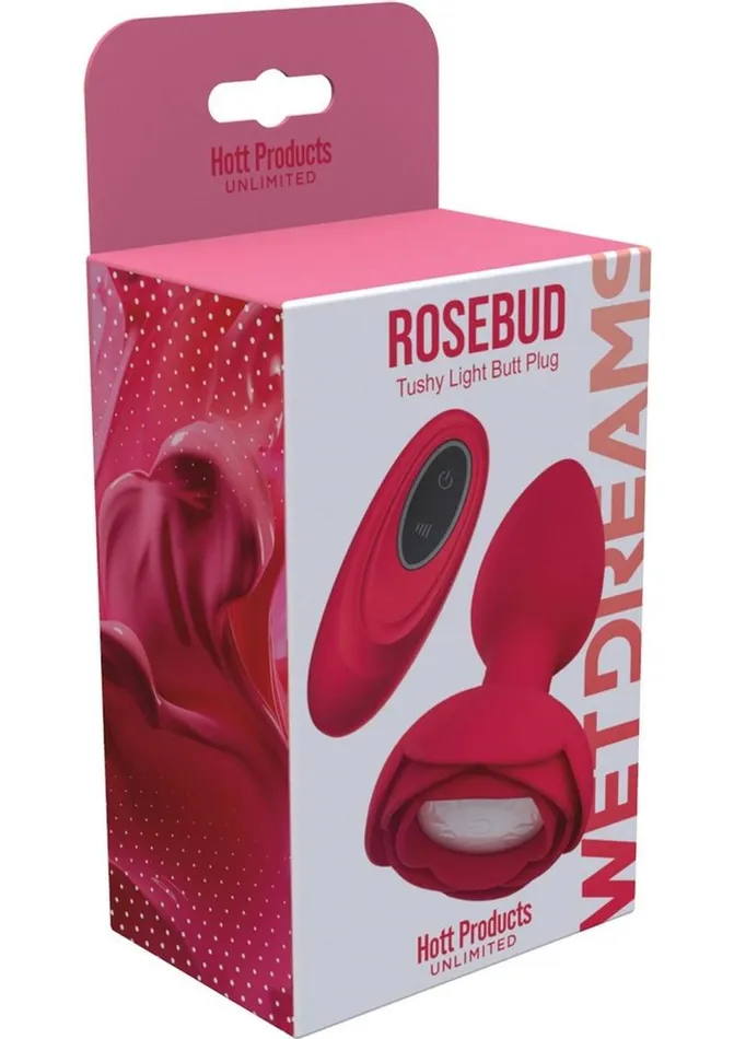 Wet Dreams Rosebud Tushy Light Silicone Butt Plug Wet Dreams Anal