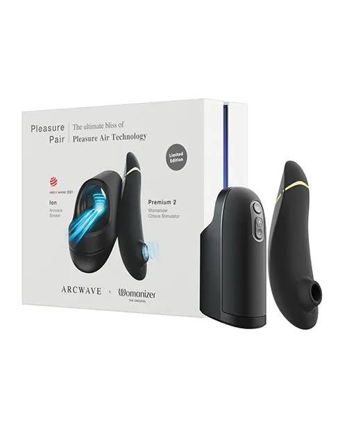 Wow Tech Anal Arcwave x Womanizer Pleasure Pair Ion Premium 2 Black