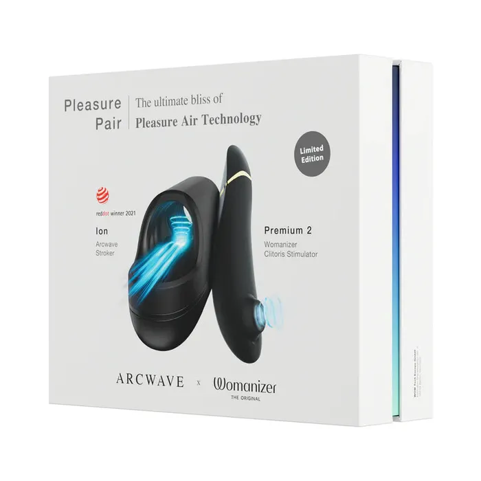 Wow Tech Anal Arcwave x Womanizer Pleasure Pair Ion Premium 2 Black