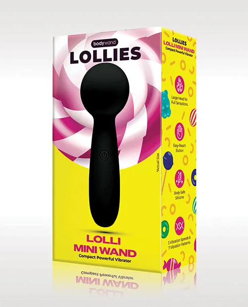 Xgen Vibrators Bodywand Lolli Mini Wand Vibrator Black