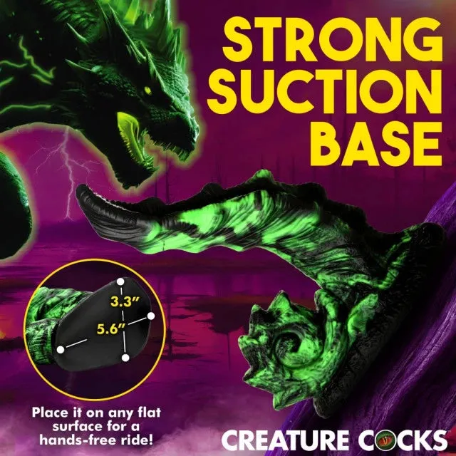 Xr LLC Dildos Creature Cocks Glowzilla Silicone Dildo Glow in the Dark