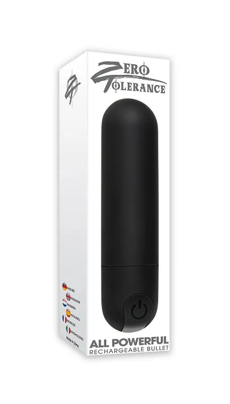 Zero Tolerance All Powerful Rechargeable Bullet Zero Tolerance Anal