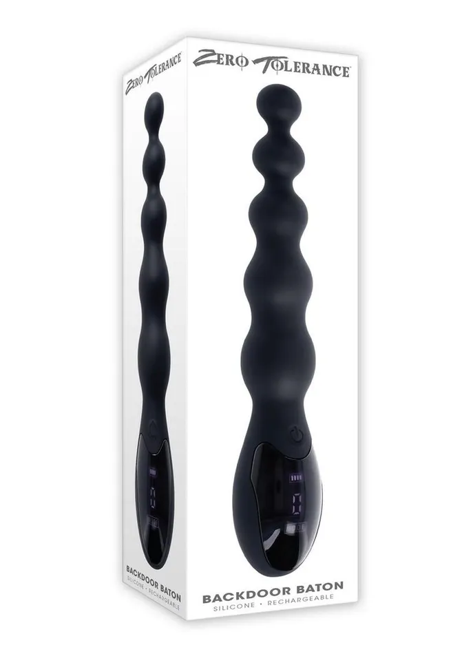 Zero Tolerance Anal Zero Tolerance Backdoor Baton Rechargeable Silicone Anal Beads