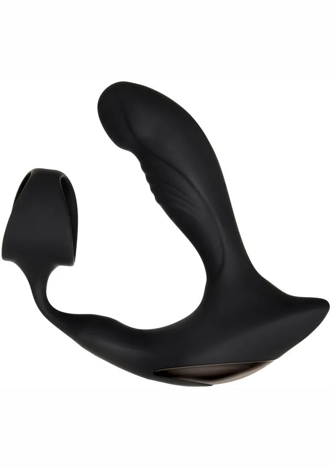 Zero Tolerance Male Sex Toys Zero Tolerance Strapped and Tapped Silicone Vibrating Prostate Stimulator with Remote Control