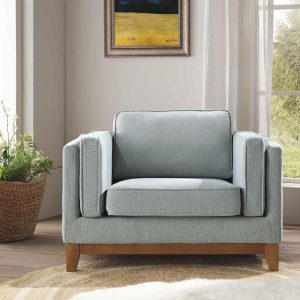 Dipley Sage Fabric Sofa, 1-Seater Sofas