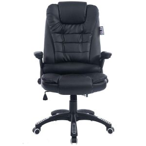 Executive Recline High Back Extra Padded Office Chair, Mo17 Black Desk Chairs