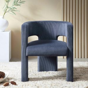 Greenwich Blue Corduroy Dining Chair Dining