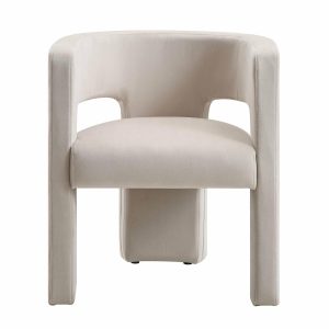 Greenwich Champagne Velvet Dining Chair Dining