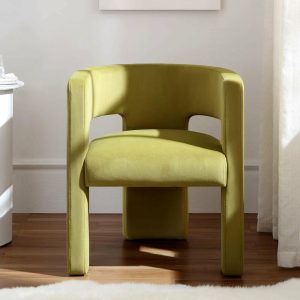 Greenwich Olive Green Velvet Dining Chair Dining