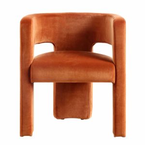 Greenwich Rust Velvet Dining Chair Dining