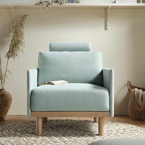 Timber Sage Green Fabric Armchair Sofas