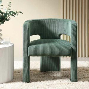 Greenwich Sage Green Corduroy Dining Chair Dining